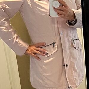 Micheal Kors Hooded Lined Raincoat Blush women’s  size L